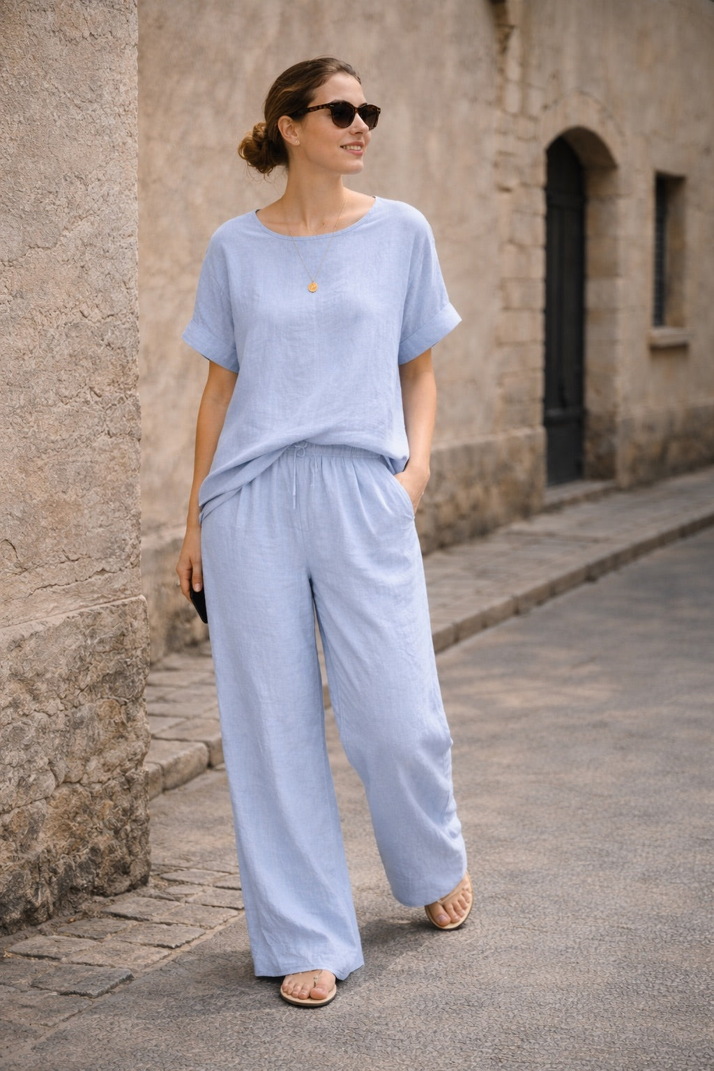 Linen Co-Ord Set L3