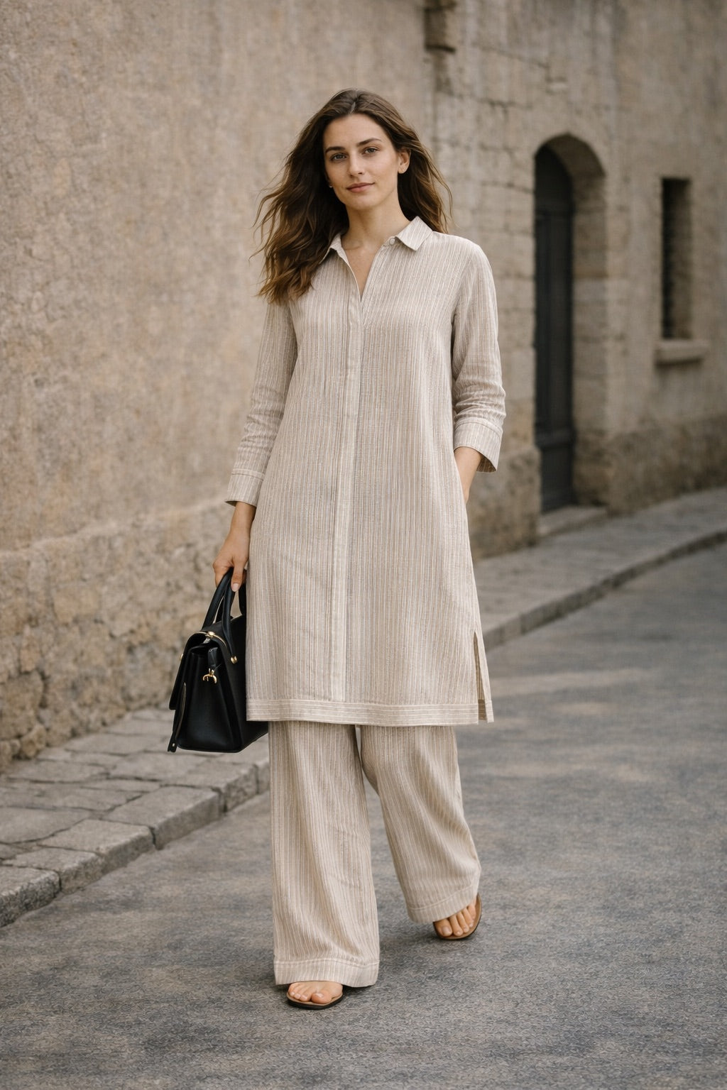 Linen Co-Ord Set L1