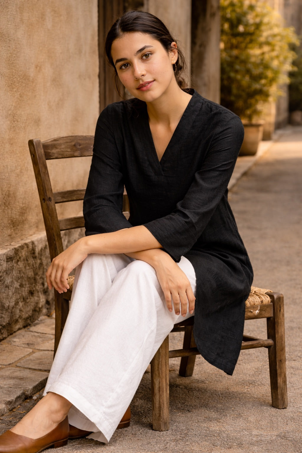LINEN KURTA