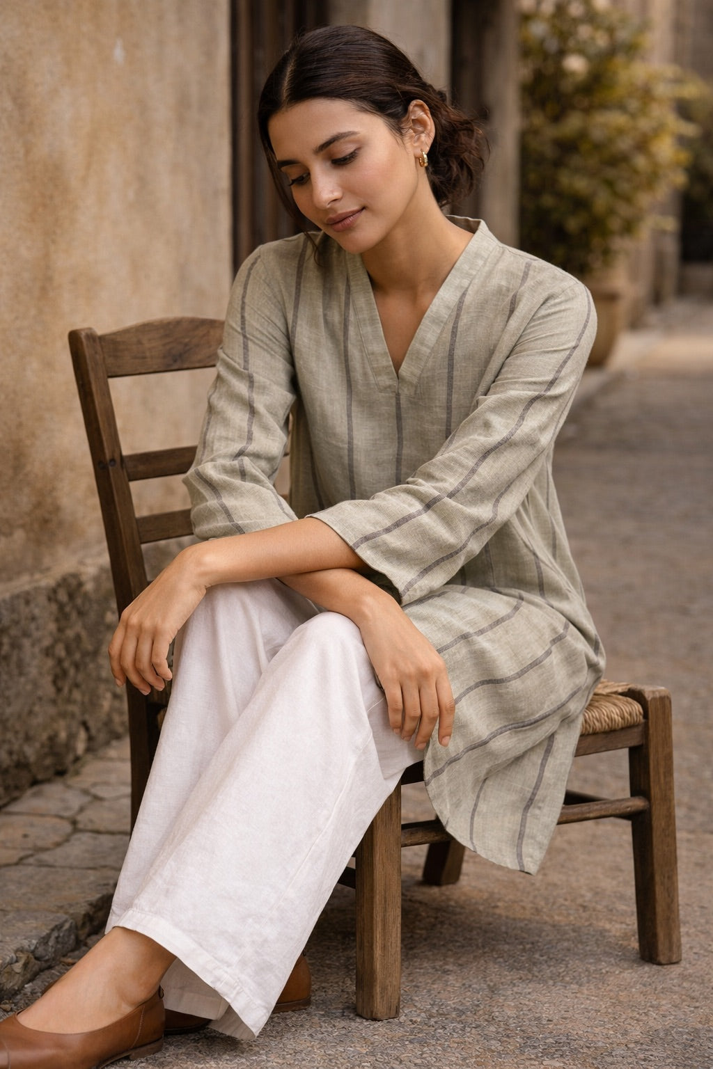 LINEN KURTA