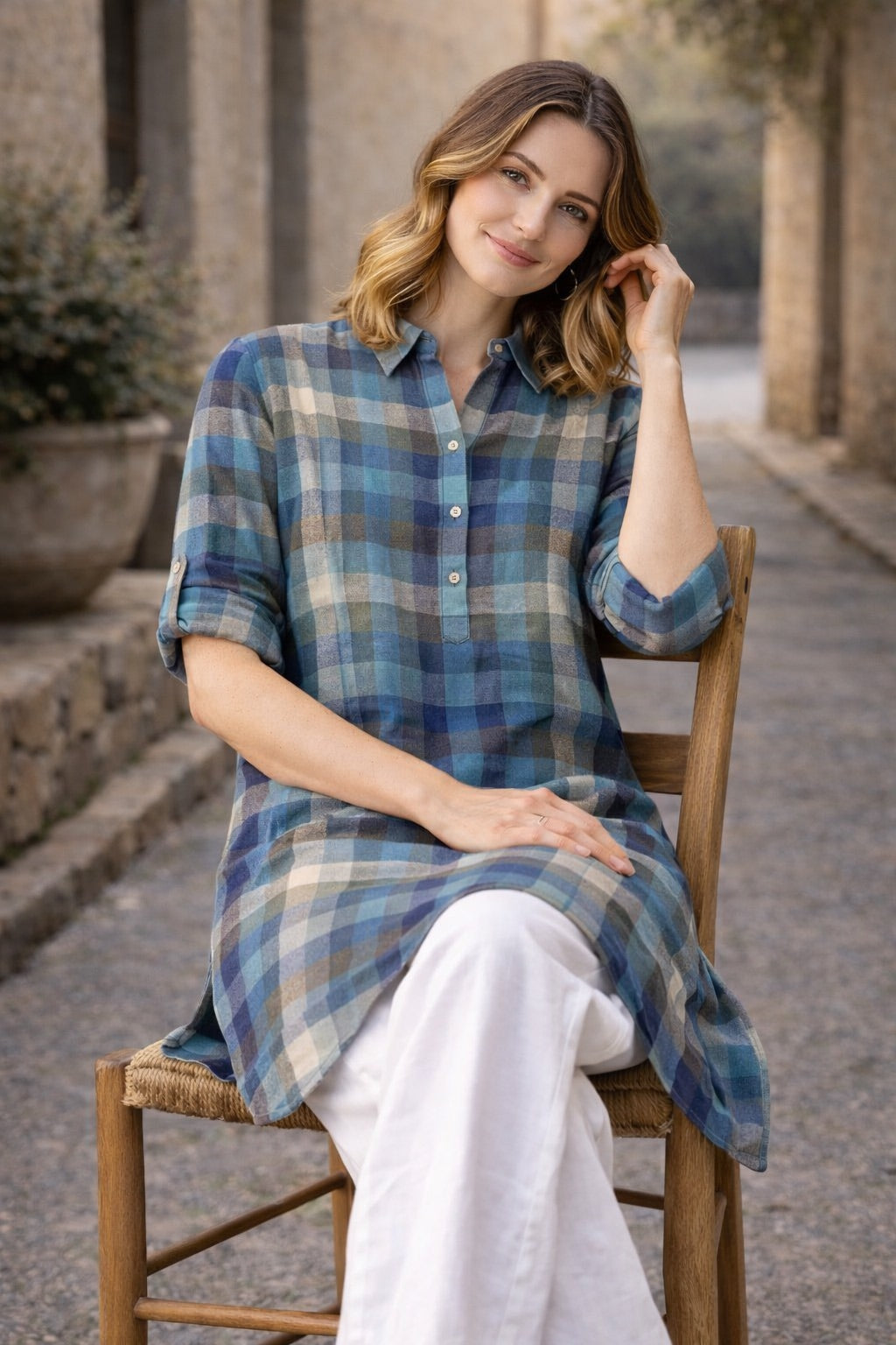 LINEN KURTA