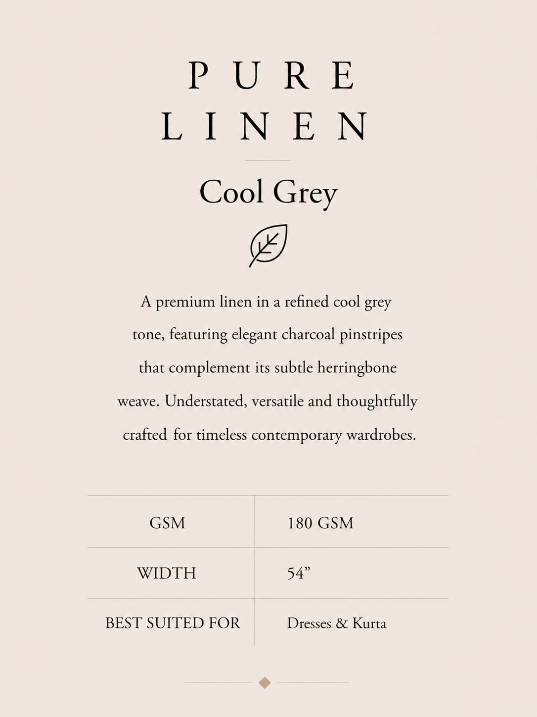 PURE LINEN-COOL GREY