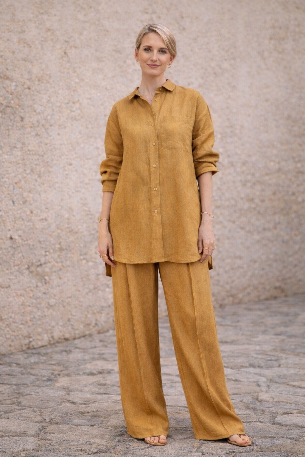 Linen Co-Ord Set L4