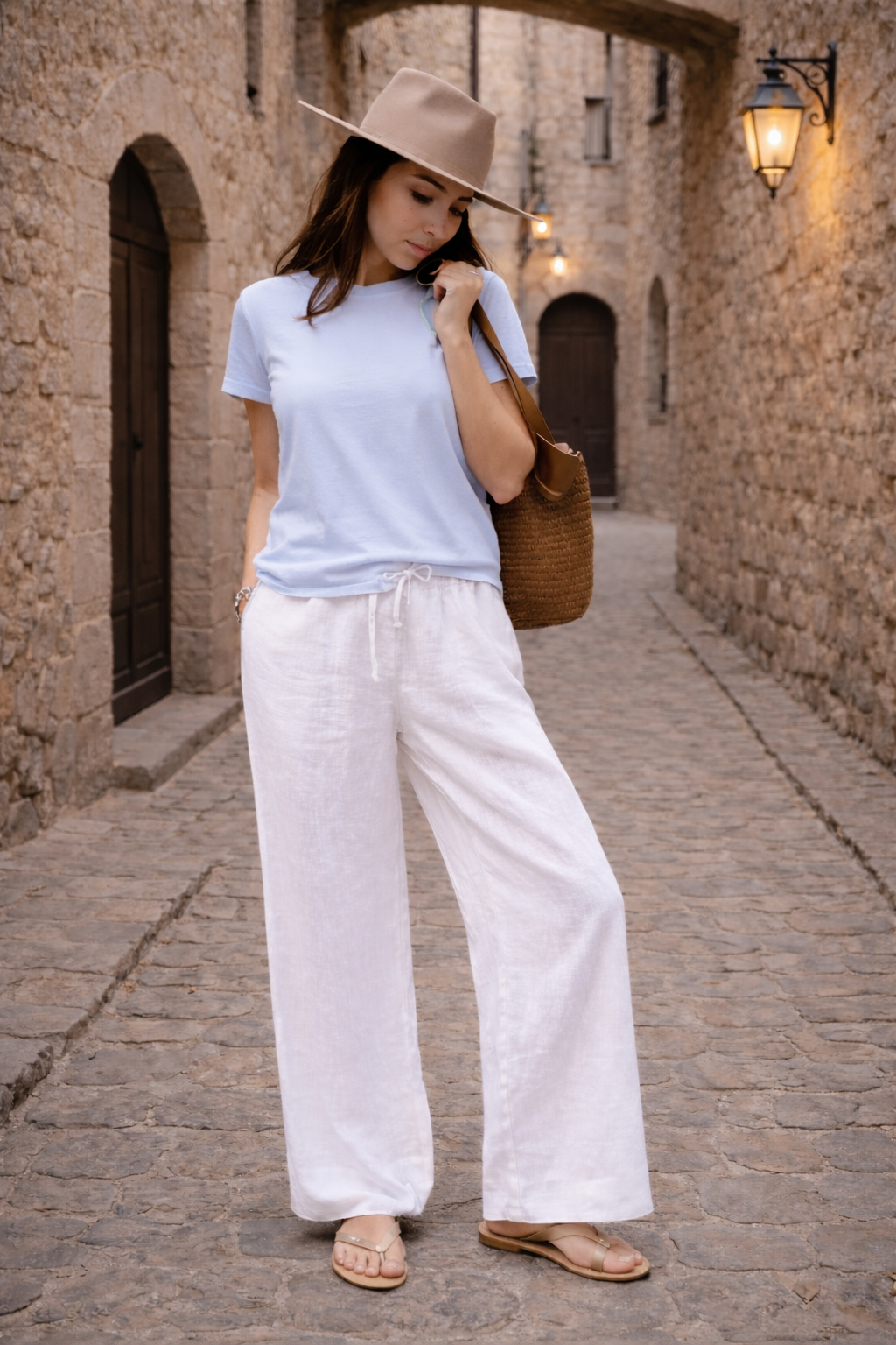 Linen Pyjama - Flared Relaxed